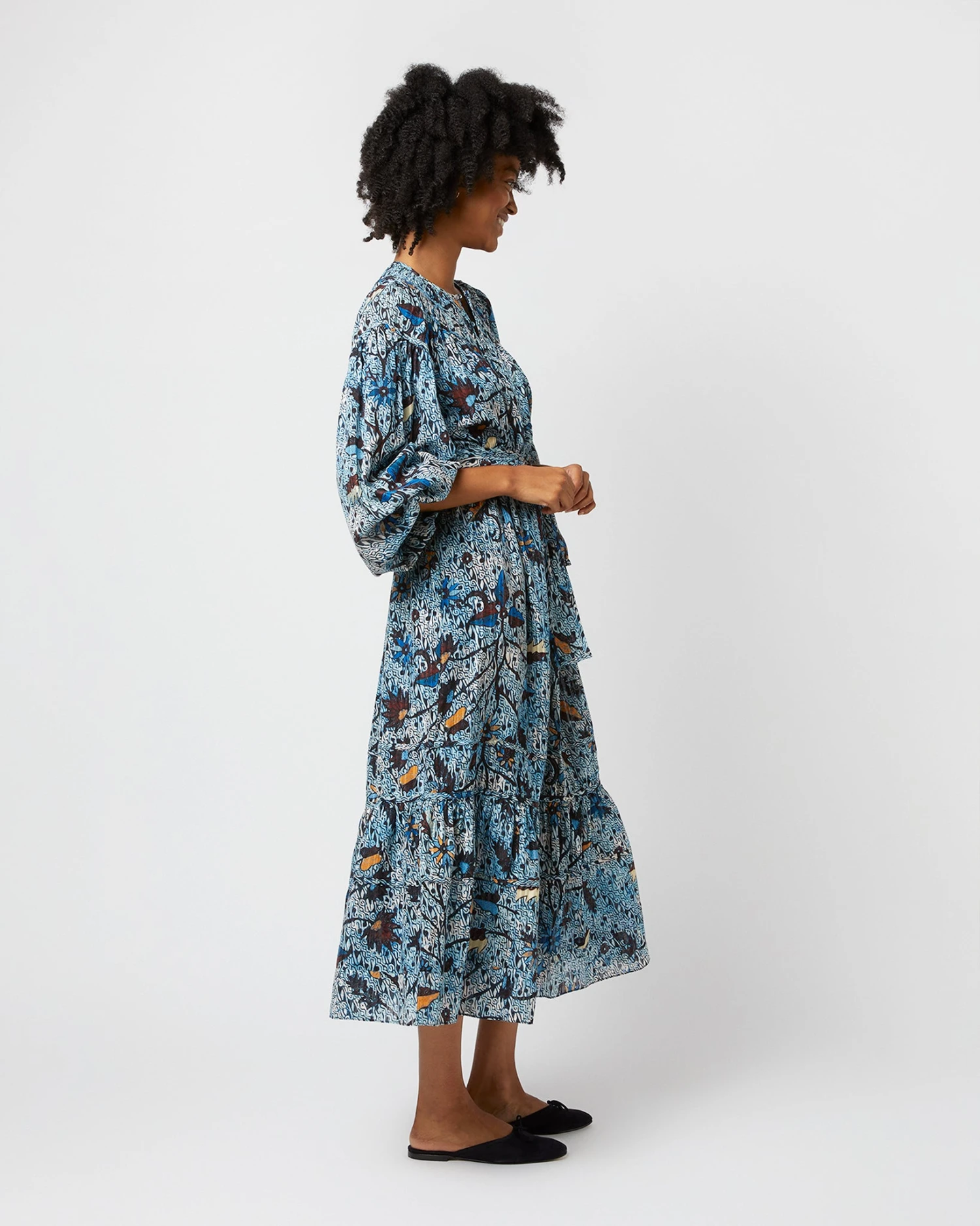 ULLA JOHNSON Iona Dress In Morning Glory 6 ULLA JOHNSON Iona Dress In Morning Glory - Image 4