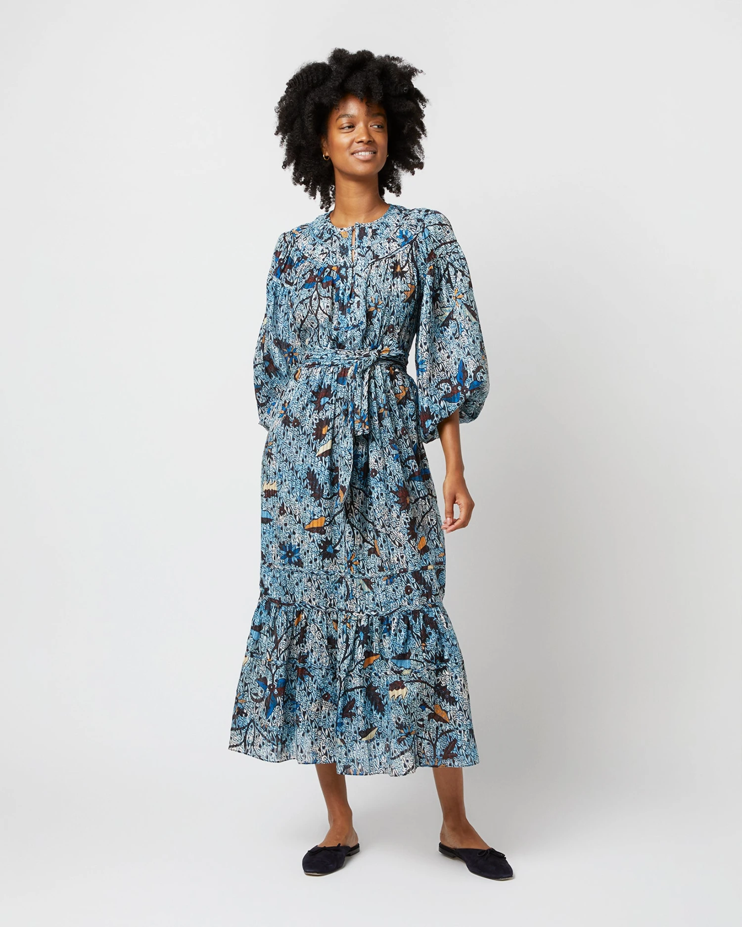ULLA JOHNSON Iona Dress In Morning Glory 3 ULLA JOHNSON Iona Dress In Morning Glory