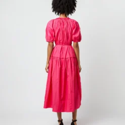 ULLA JOHNSON Issa Dress In Orchid 17 ULLA JOHNSON Issa Dress In Orchid -Garbiera Sales Store S72106 300