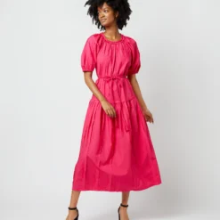 ULLA JOHNSON Issa Dress In Orchid 14 ULLA JOHNSON Issa Dress In Orchid -Garbiera Sales Store S72106 331