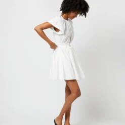 ULLA JOHNSON Jessa Dress In Pristine 13 ULLA JOHNSON Jessa Dress In Pristine -Garbiera Sales Store S72110 111