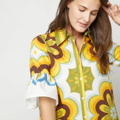 Choux Dress In Ciccio Cotton Popeline -Garbiera Sales Store S72133 684