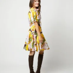 Biscotto Dress In Big Flower Rose 14 Biscotto Dress In Big Flower Rose -Garbiera Sales Store S72137 381