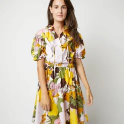 Biscotto Dress In Big Flower Rose 15 Biscotto Dress In Big Flower Rose -Garbiera Sales Store S72137 413