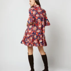 Choux Dress In Moonflower Summer Popeline -Garbiera Sales Store S72140 313