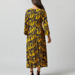 Sorella Dress In Papyrus Gold Flowy Jersey 10 Sorella Dress In Papyrus Gold Flowy Jersey -Garbiera Sales Store S72341 1961