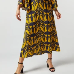 Sorella Dress In Papyrus Gold Flowy Jersey 14 Sorella Dress In Papyrus Gold Flowy Jersey -Garbiera Sales Store S72341 2059