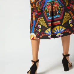 Pencil Skirt In Nephthys Navy Cady Wool -Garbiera Sales Store S72345 1698