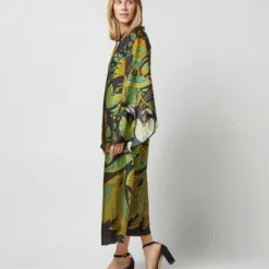 Magnifico Midi Dress In The Nile Placée Black Silk Twill 12 Magnifico Midi Dress In The Nile Placée Black Silk Twill -Garbiera Sales Store S72350 244