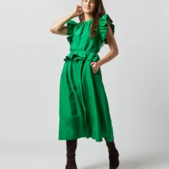 ULLA JOHNSON Ulyssa Skirt In Emerald -Garbiera Sales Store S72354 1322