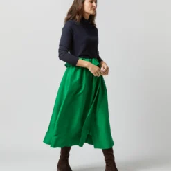 ULLA JOHNSON Ulyssa Skirt In Emerald -Garbiera Sales Store S72354 1386