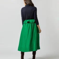 ULLA JOHNSON Ulyssa Skirt In Emerald -Garbiera Sales Store S72354 1420