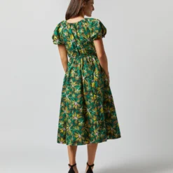 ULLA JOHNSON Cecile Dress In Tigerlily -Garbiera Sales Store S72358 2124