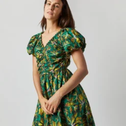 ULLA JOHNSON Cecile Dress In Tigerlily -Garbiera Sales Store S72358 2177