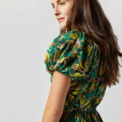 ULLA JOHNSON Cecile Dress In Tigerlily -Garbiera Sales Store S72358 2181