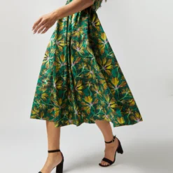 ULLA JOHNSON Cecile Dress In Tigerlily -Garbiera Sales Store S72358 2200