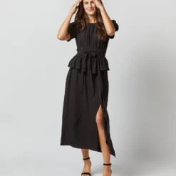 ULLA JOHNSON Marion Dress In Noir -Garbiera Sales Store S72361 2229