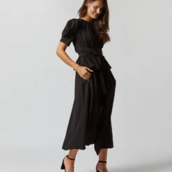 ULLA JOHNSON Marion Dress In Noir -Garbiera Sales Store S72361 2273