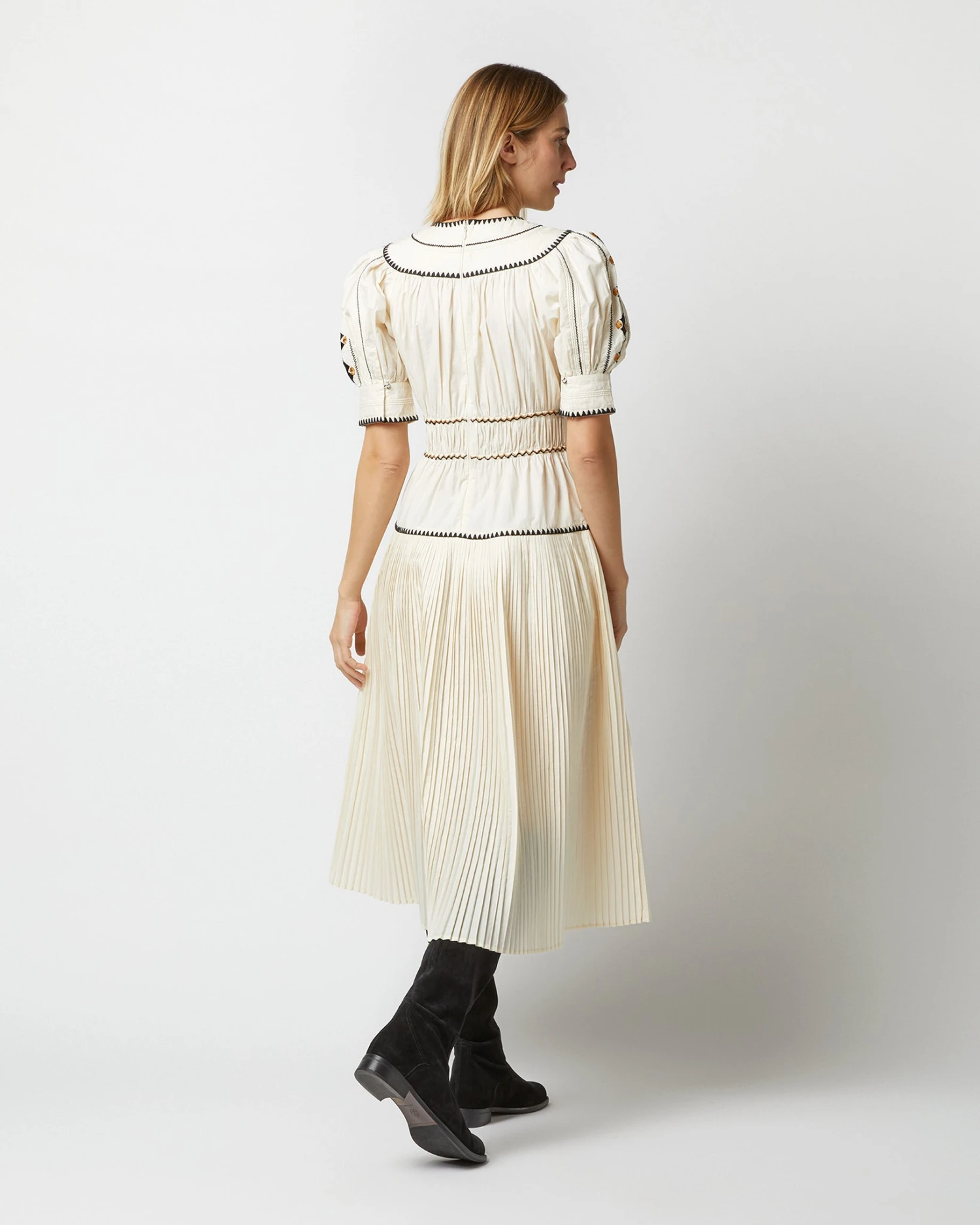 ULLA JOHNSON Harriet Dress In Ivory 8 ULLA JOHNSON Harriet Dress In Ivory - Image 6