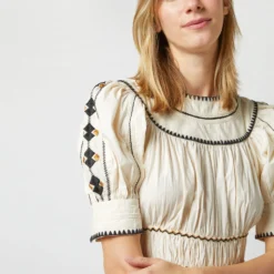 ULLA JOHNSON Harriet Dress In Ivory 12 ULLA JOHNSON Harriet Dress In Ivory -Garbiera Sales Store S72846 493