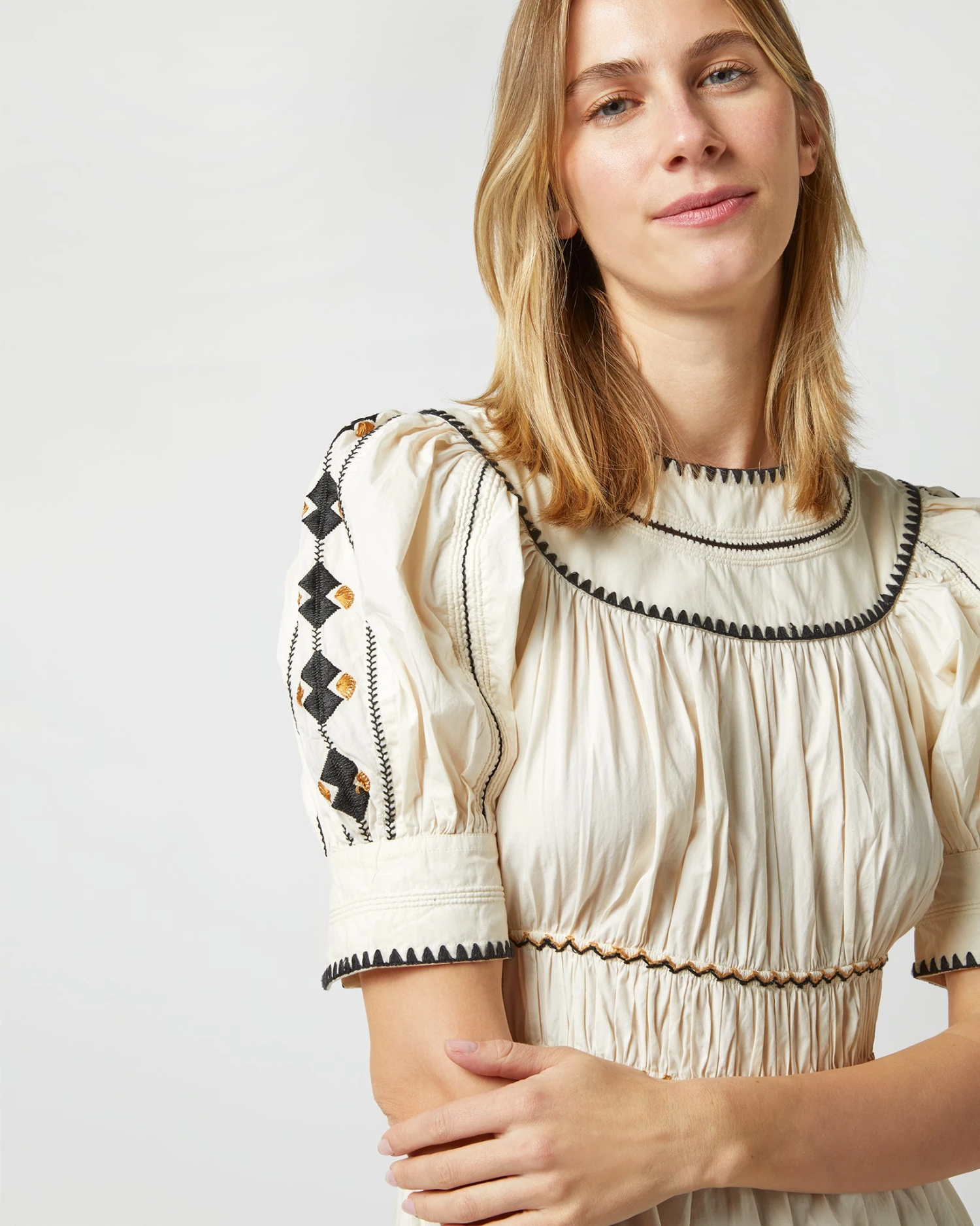 ULLA JOHNSON Harriet Dress In Ivory 6 ULLA JOHNSON Harriet Dress In Ivory - Image 4