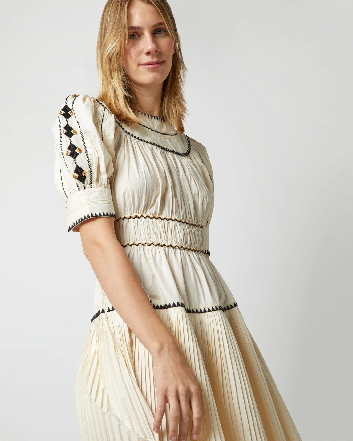 ULLA JOHNSON Harriet Dress In Ivory 4 ULLA JOHNSON Harriet Dress In Ivory - Image 2