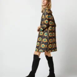 Short Artemis Dress In Daisychain Black Faille 11 Short Artemis Dress In Daisychain Black Faille -Garbiera Sales Store S72957 310