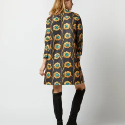 Short Artemis Dress In Daisychain Black Faille 12 Short Artemis Dress In Daisychain Black Faille -Garbiera Sales Store S72957 324