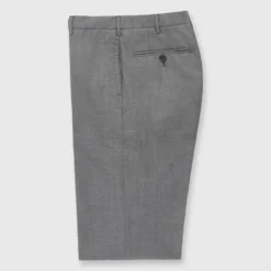 Dress Trouser In Oxford Grey Lightweight Twill -Garbiera Sales Store s003443d 1